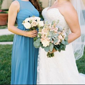 Bridesmaid/prom/homecoming dress - slate